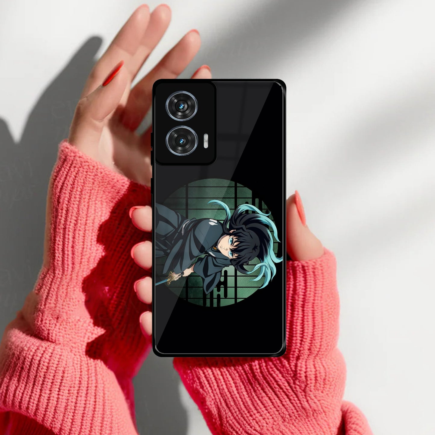 Muichiro Tokito Glass Case Cover For Motorola