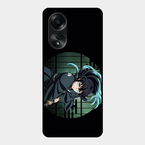 Muichiro Tokito Glass Case Cover For Oppo A58