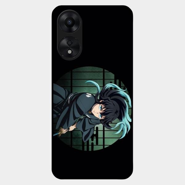 Muichiro Tokito Glass Case Cover For Oppo A78 5G