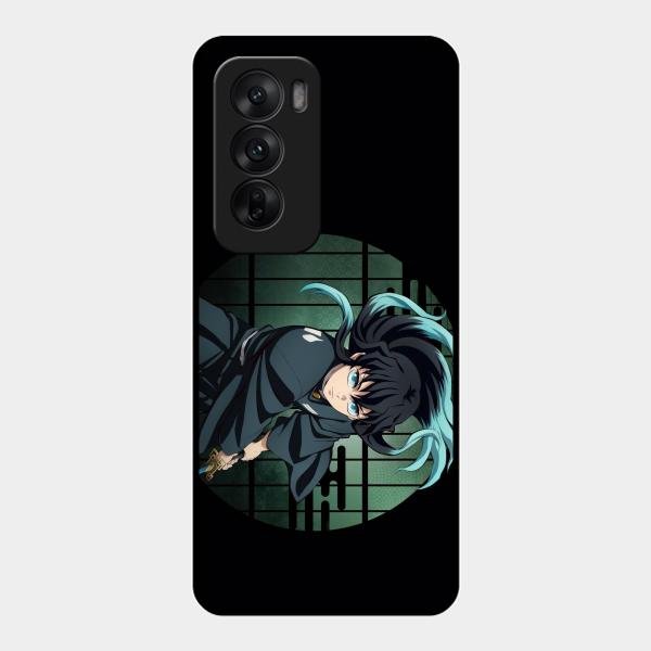 Muichiro Tokito Glass Case Cover For Oppo Reno 12 5G