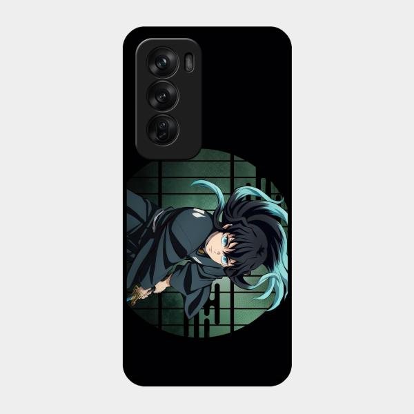 Muichiro Tokito Glass Case Cover For Oppo Reno 12 Pro 5G