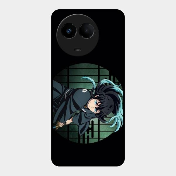 Muichiro Tokito Glass Case Cover For Realme 11X 5G