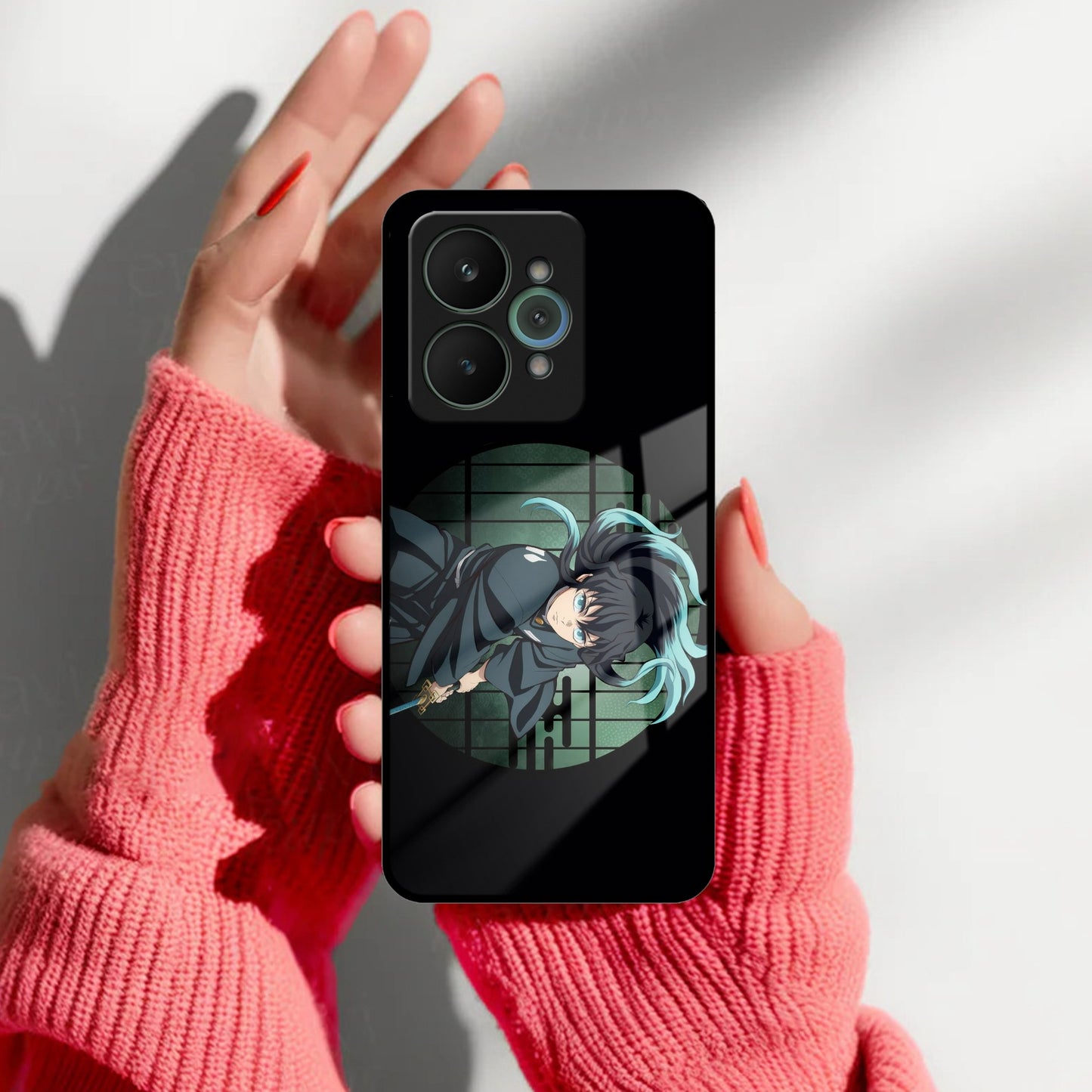 Muichiro Tokito Glass Case Cover For Realme