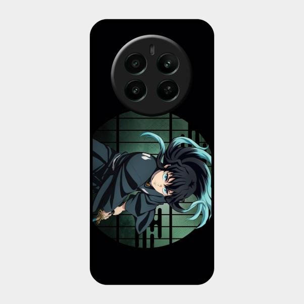 Muichiro Tokito Glass Case Cover For Realme P1 5G