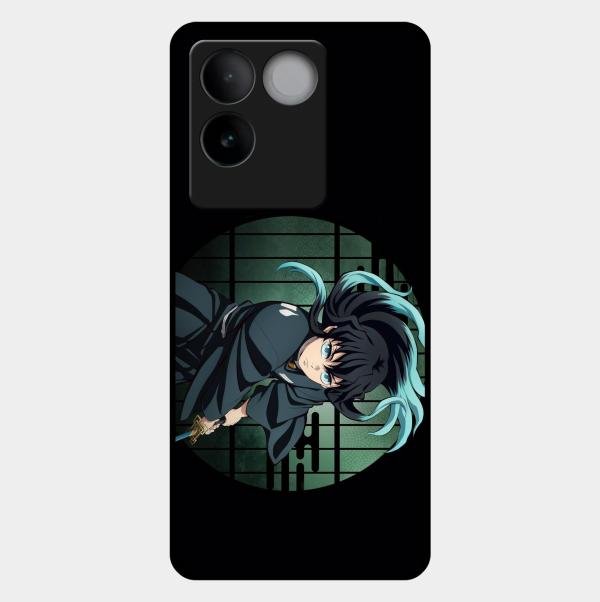 Muichiro Tokito Glass Case Cover For Vivo T2 Pro 5G