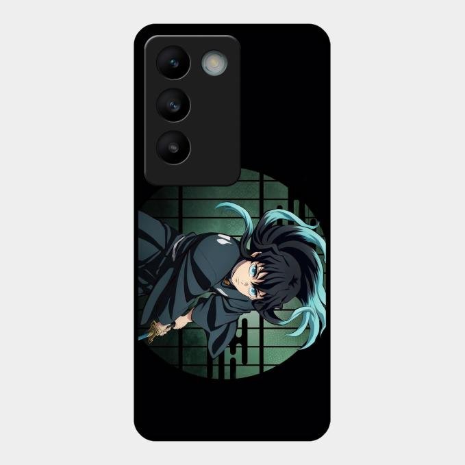 Muichiro Tokito Glass Case Cover For Vivo T3 5G
