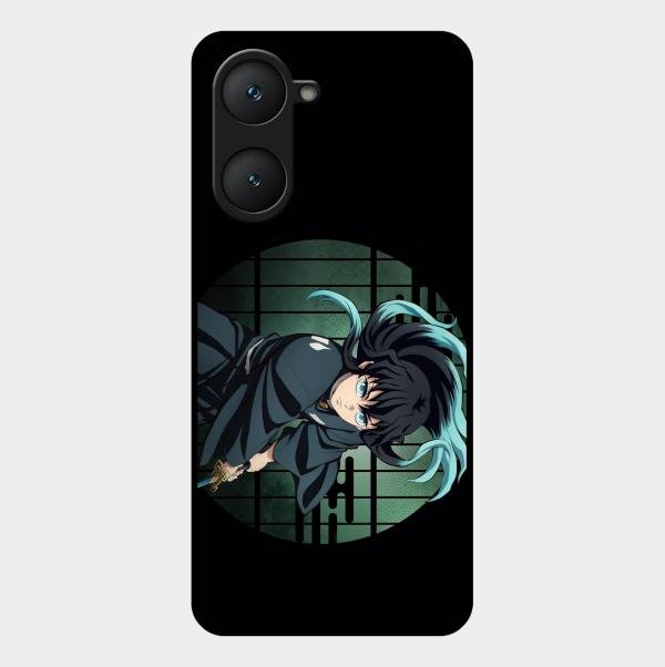 Muichiro Tokito Glass Case Cover For Vivo T3 Lite 5G