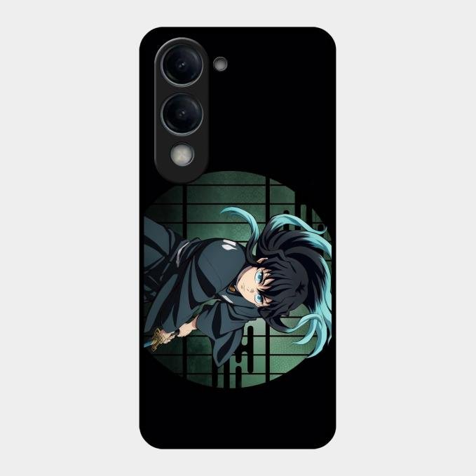 Muichiro Tokito Glass Case Cover For Vivo T4 Lite 5G