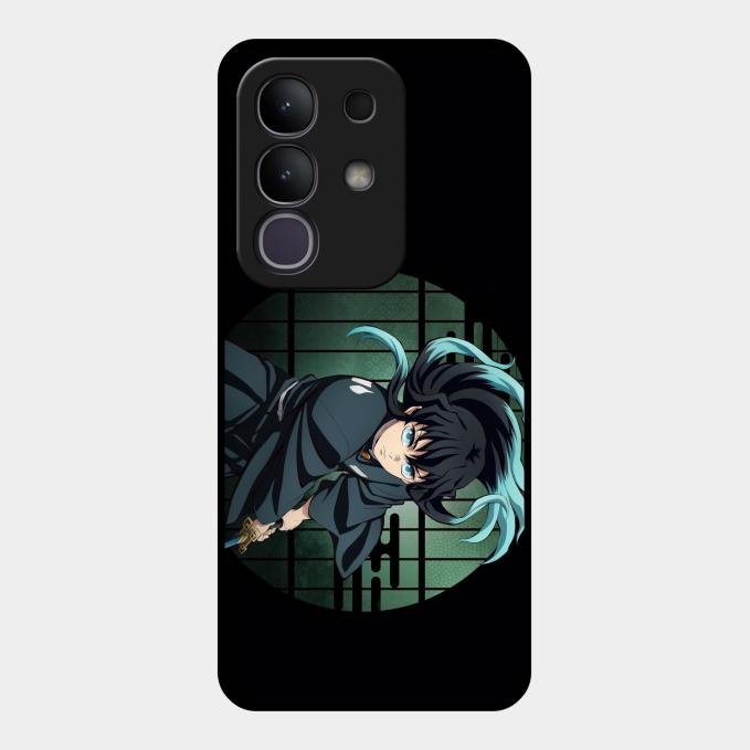 Muichiro Tokito Glass Case Cover For Vivo T4X 5G