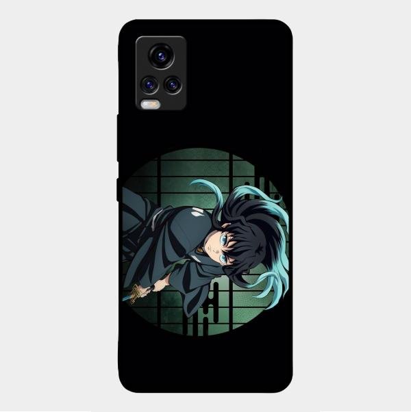 Muichiro Tokito Glass Case Cover For Vivo V20 2021
