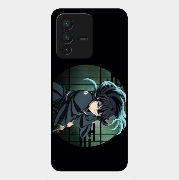 Muichiro Tokito Glass Case Cover For Vivo V23 5G