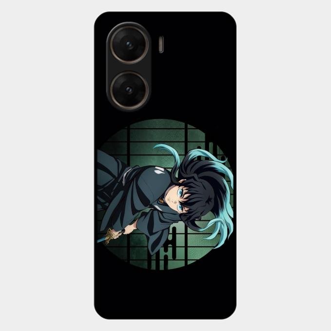 Muichiro Tokito Glass Case Cover For Vivo V29E 5G