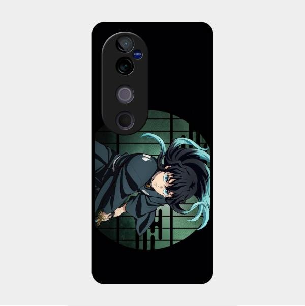 Muichiro Tokito Glass Case Cover For Vivo V40 Pro 5G