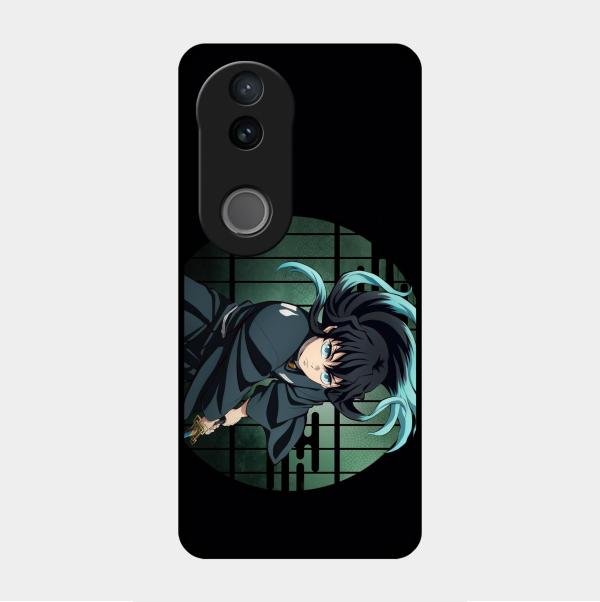 Muichiro Tokito Glass Case Cover For Vivo V50 5G