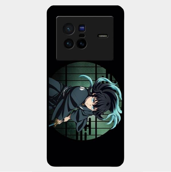 Muichiro Tokito Glass Case Cover For Vivo X80 5G
