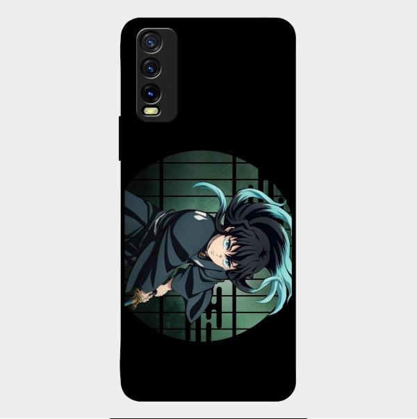 Muichiro Tokito Glass Case Cover For Vivo Y12G