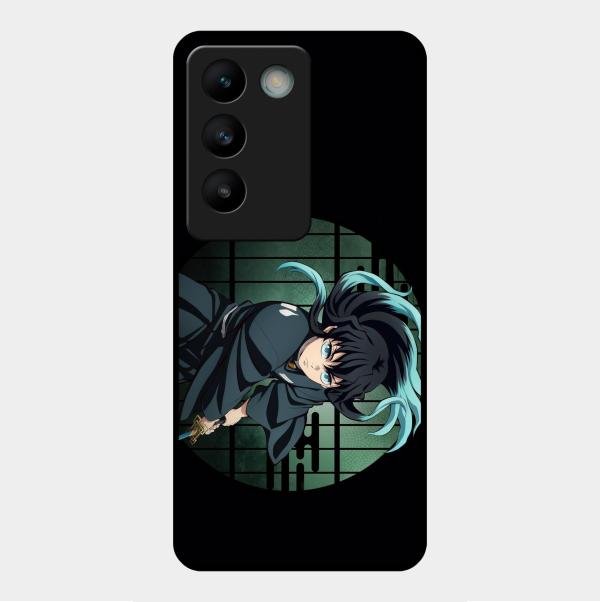 Muichiro Tokito Glass Case Cover For Vivo Y200E 5G
