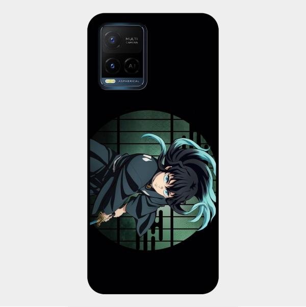 Muichiro Tokito Glass Case Cover For Vivo Y21A