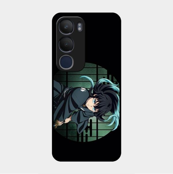 Muichiro Tokito Glass Case Cover For Vivo Y29 5G