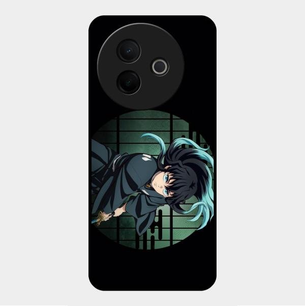 Muichiro Tokito Glass Case Cover For Vivo Y39 5G