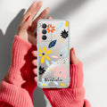Multi Floral Customize Transparent Silicon Case For iQOO 9 SE 5G
