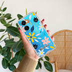 Multi Floral Customize Anti Yellow Case For Vivo T1 44W