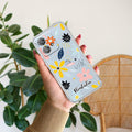 Multi Floral Customize Anti Yellow Case For Motorola Edge 40 Neo 5G