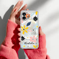 Multi Floral Customize Transparent Silicon Case For Nothing Phone 2