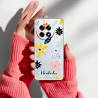 Multi Floral Customize Anti Yellow Case For OnePlus 12R 5G