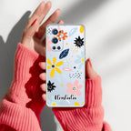 Multi Floral Customize Anti Yellow Case For OnePlus 9 Pro
