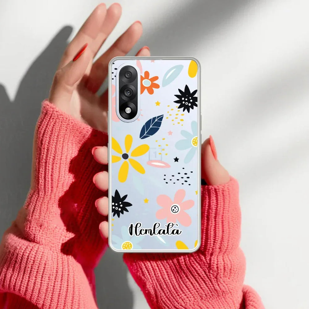 Multi Floral Customize Transparent Silicon Case For OnePlus - ShopOnCliQ