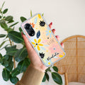 Multi Floral Customize Anti Yellow Case For Oppo Reno 8T 5G