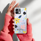 Multi Floral Customize Transparent Silicon Case For Oppo - ShopOnCliQ