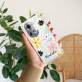 Multi Floral Customize Anti Yellow Case For Oppo Reno 11 5G