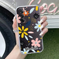 Multi Floral Customize Anti Yellow Case For Oppo Reno 12 Pro 5G