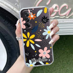 Multi Floral Customize Anti Yellow Case For Oppo Reno 12 Pro 5G