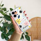 Multi Floral Customize Anti Yellow Case For Oppo Reno 13 5G