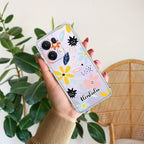 Multi Floral Customize Anti Yellow Case For Oppo Reno 13 Pro 5G