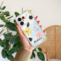 Multi Floral Customize Anti Yellow Case For Oppo Reno 16 5G