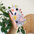 Multi Floral Customize Anti Yellow Case For Oppo Reno 4 Pro