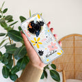 Multi Floral Customize Transparent Silicon Case For Realme 14 Pro Plus 5G