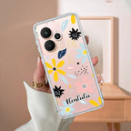 Multi Floral Customize Transparent Silicon Case For Realme/Narzo - ShopOnCliQ