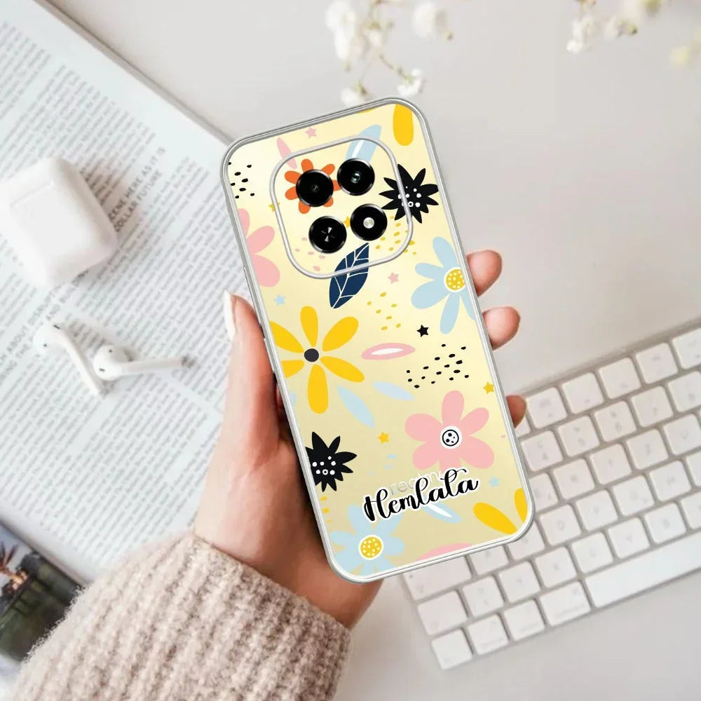 Cute Love Couple Customize Transparent Silicon Case For Oppo A79 5G