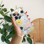 Multi Floral Customize Transparent Silicon Case For Realme/Narzo - ShopOnCliQ