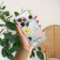 Multi Floral Customize Anti Yelllow Case For Realme GT 6T 5G