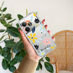 Multi Floral Customize Transparent Silicon Case For Realme/Narzo - ShopOnCliQ