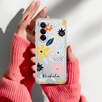 Multi Floral Customize Anti Yelllow Case For Realme P4x 5G