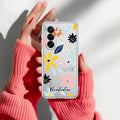 Multi Floral Customize Transparent Silicon Case For Realme P4x 5G