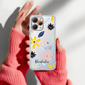 Multi Floral Customize Transparent Silicon Case For Mi 11i