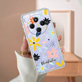 Cute Love Couple Customize Transparent Silicon Case For Poco C75 5G